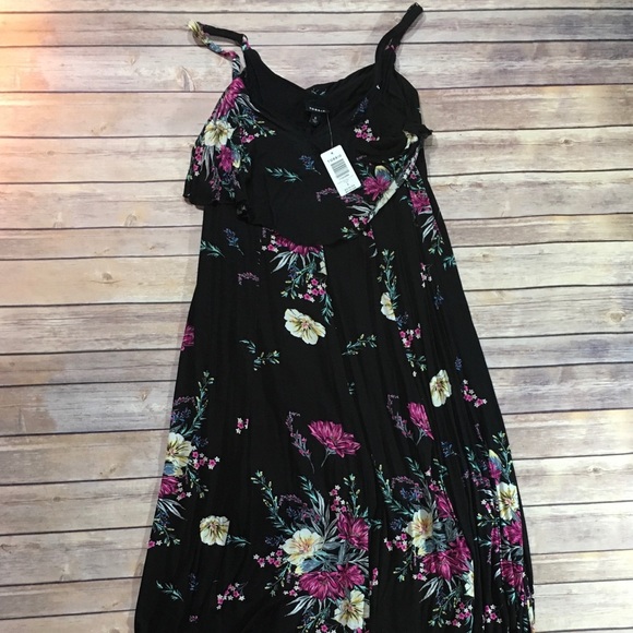 torrid Dresses & Skirts - Torrid Black Floral Maxi Dress